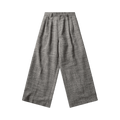 ERL Tweed Pants Woven "Black/White"