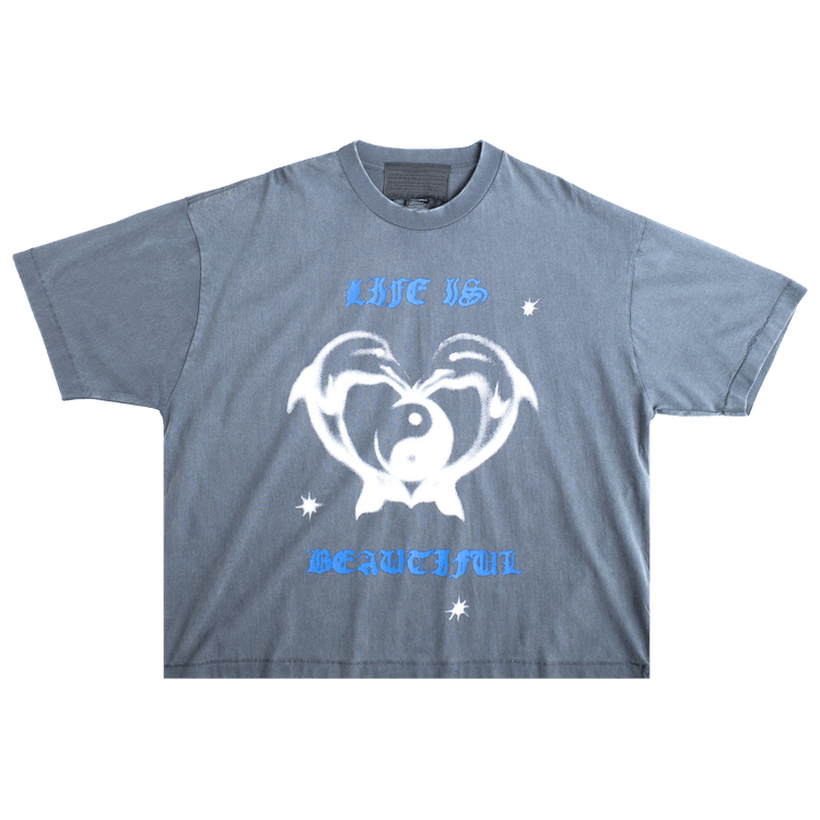 Jungles Life Is Beautiful Tee "Blue"