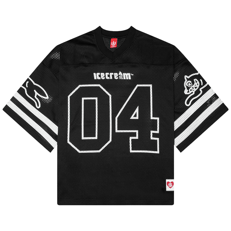 Icecream Slushie Short-Sleeve Knit Jersey "Black"