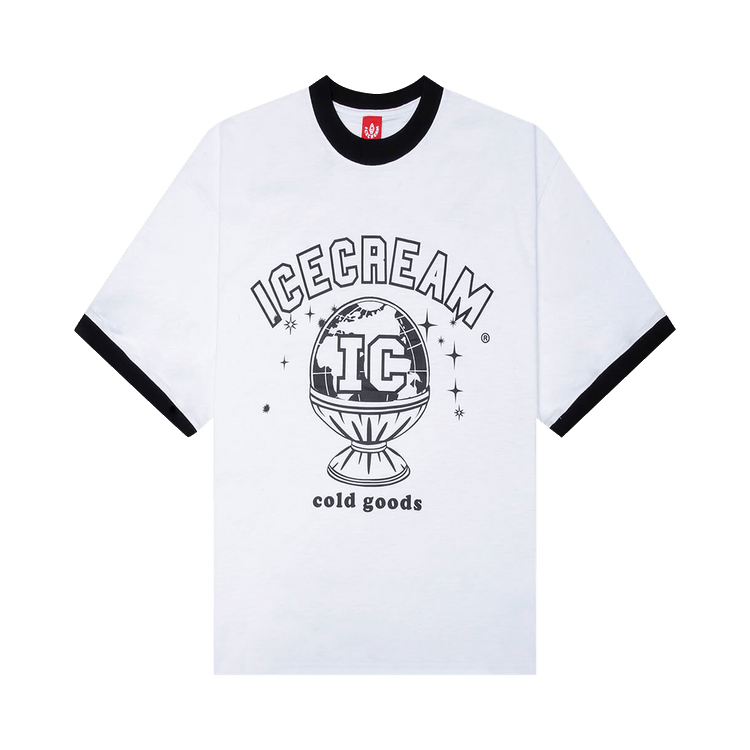Icecream Delivery Short-Sleeve Knit Jersey "White"