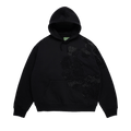 Denim Tears Biggie Rhinestone Cotton Wreath Pull Over Hoodie "Black"