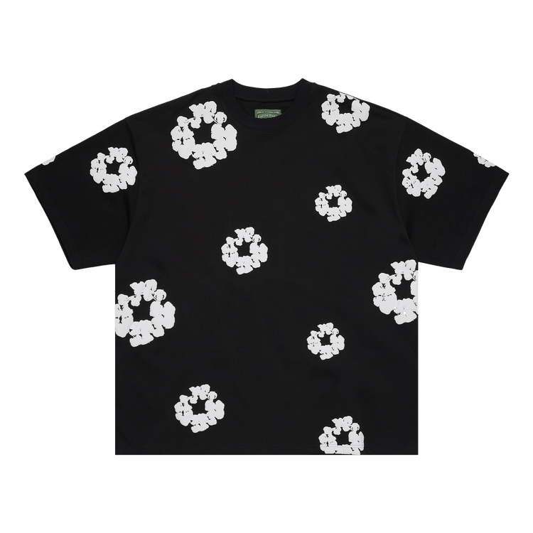 Denim Tears Cotton Wreath 2000s Tee "Black"