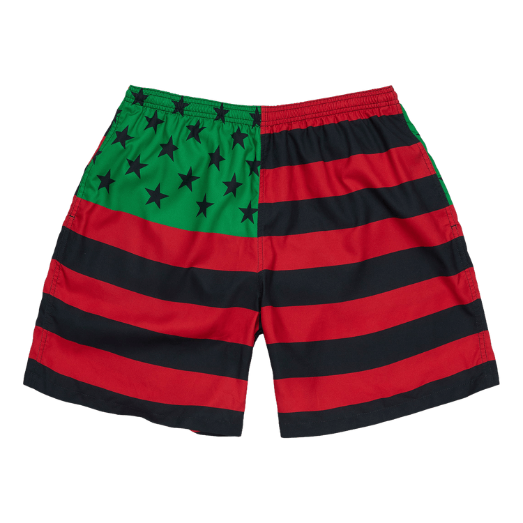 Denim Tears Flag Swim Trunks "Red/Black/Green (Rbg)"