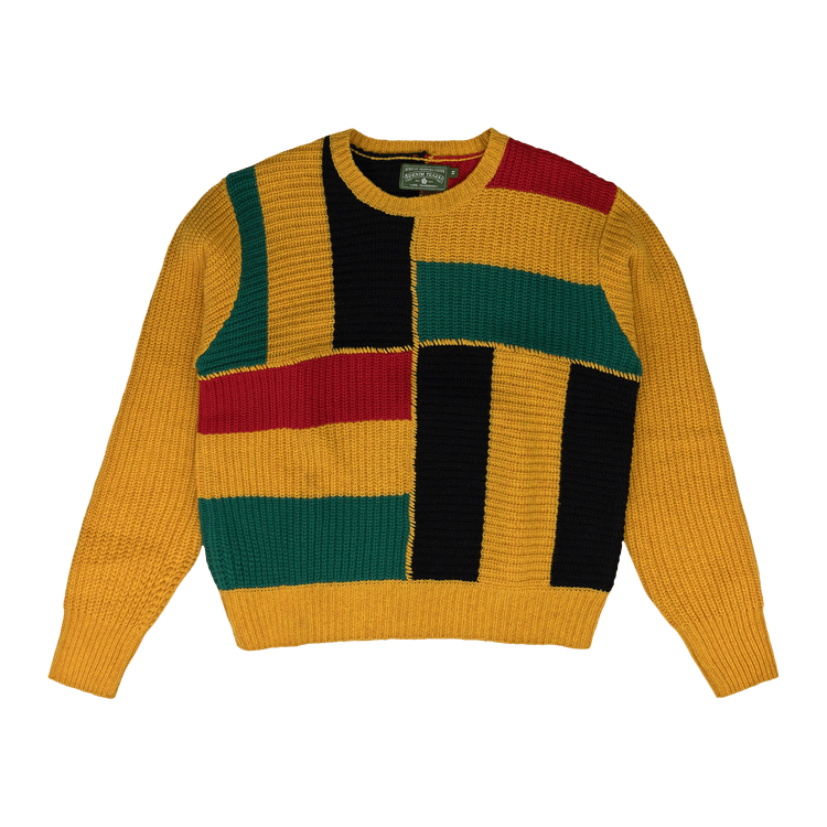 Denim Tears Trifecta Knit Sweater "Yellow"