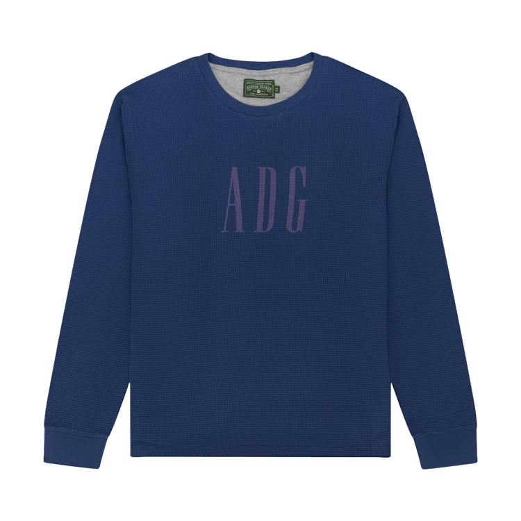 Denim Tears ADG Thermal Long-Sleeve "Blue"
