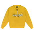 Denim Tears Mary Half Zip Sweater "Yellow"