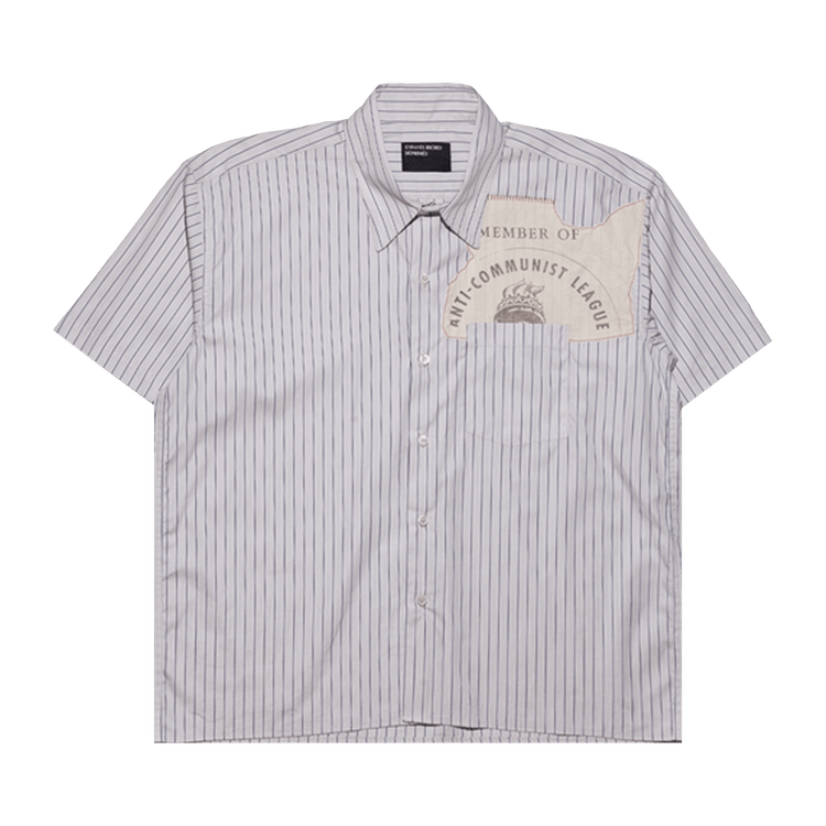 Enfants Riches Déprimés Anti-Communist League Short-Sleeve Shirt "Navy Stripe"