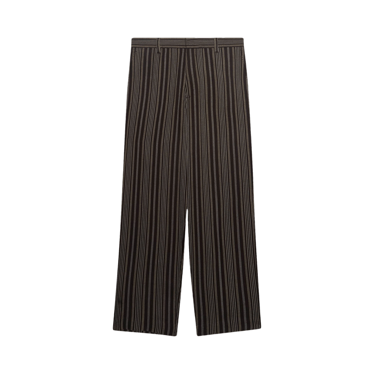 The Elder Statesman Cashmina Slacker Pant "Espresso Stripe"