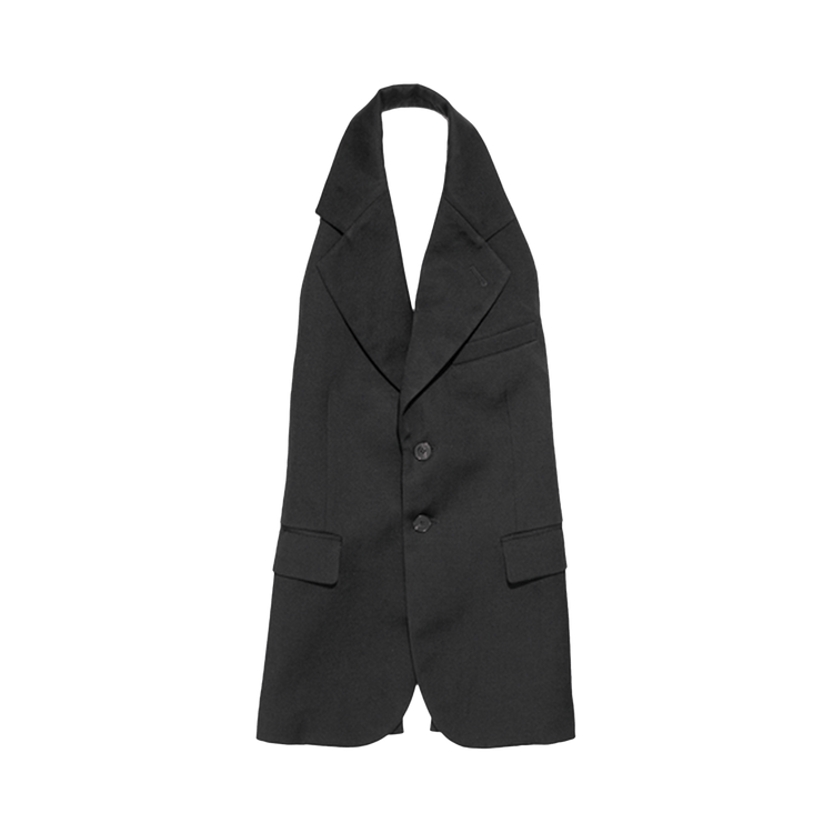 Enfants Riches Déprimés Backless Rose Buckle Vest "Black"