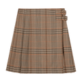 Burberry Odessa Skirt "Sandstone Beige Ip Check"
