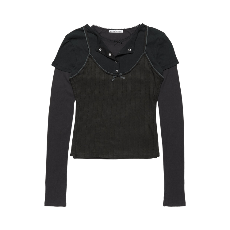 Acne Studios Layered Long-Sleeve "Black"