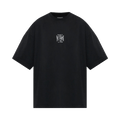 Vetements Biker Cross Logo Boxy T-Shirt "Washed Black"