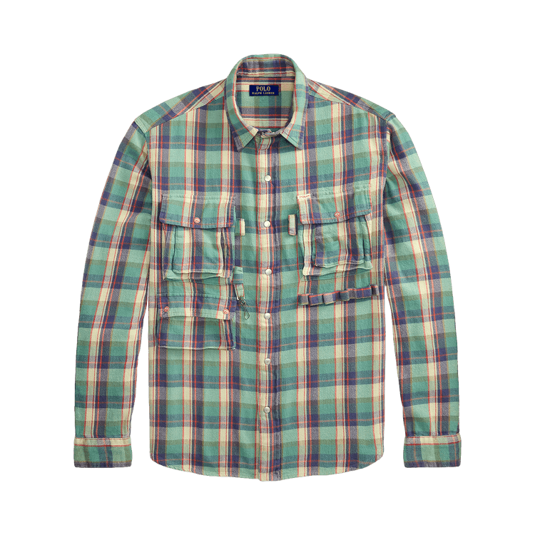 Polo Ralph Lauren Shirt "Green Pink Multi"