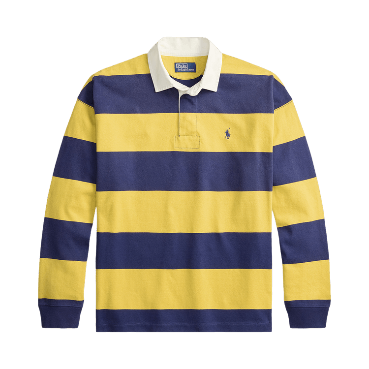 Polo Ralph Lauren Shirt "Cllgte Ylw/Drk Cblt"