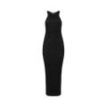 Entire Studios Midi Muscle Tank Top Dress "Black"