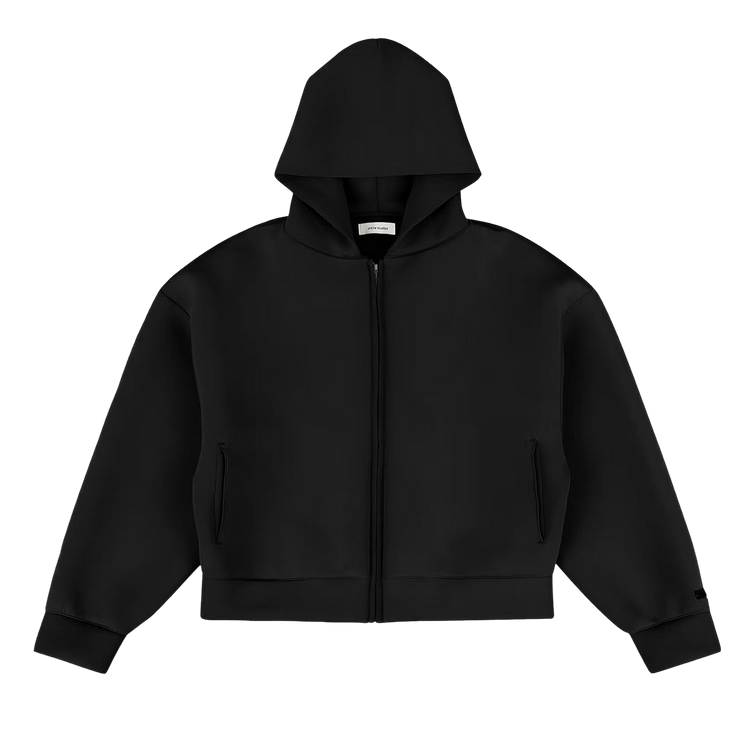 Entire Studios Scuba Zip Hoodie "Black"