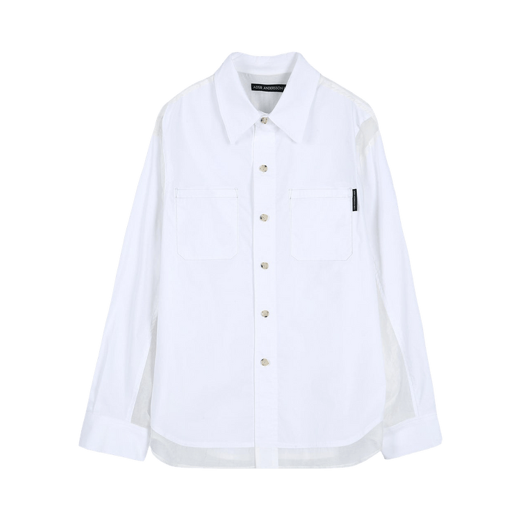 Andersson Bell Aprol Organza Panel Shirt "White"