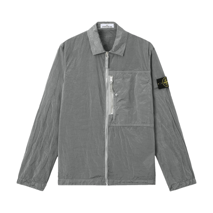 Stone Island Nylon Metal Econyl Overshirt "Pearl Grey"