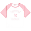 Sporty & Rich Yankees Arch Tee "White/Candy"