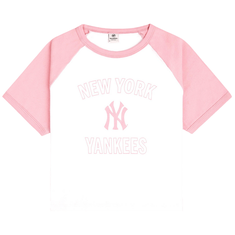 Sporty & Rich Yankees Arch Tee "White/Candy"