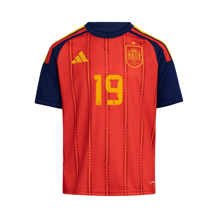 Adidas Spain 26 Home Yamal Jersey GS "Vivid Red/Soccr-Seu-Snj"