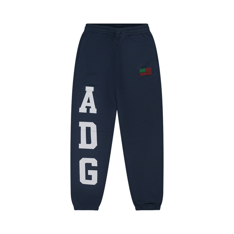 Denim Tears ADG Pan African American Flag Sweatpants "Blue"