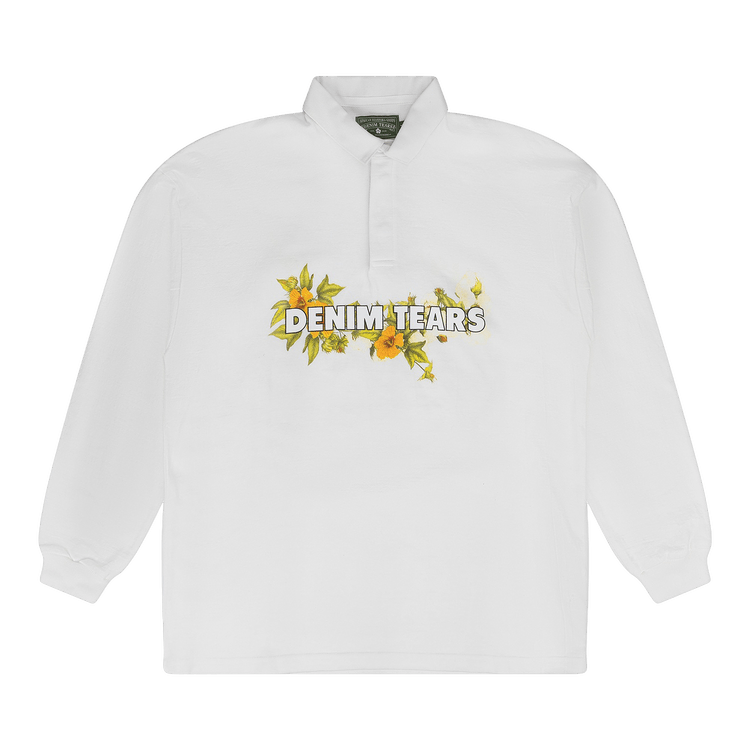 Denim Tears Jesus Rugby Pullover "White"