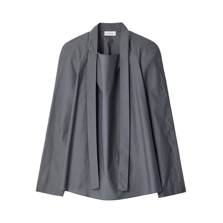 Lemaire Ascot Blouse "Steel"