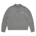 Acne Studios Wool Knit Polo "Dark Grey"