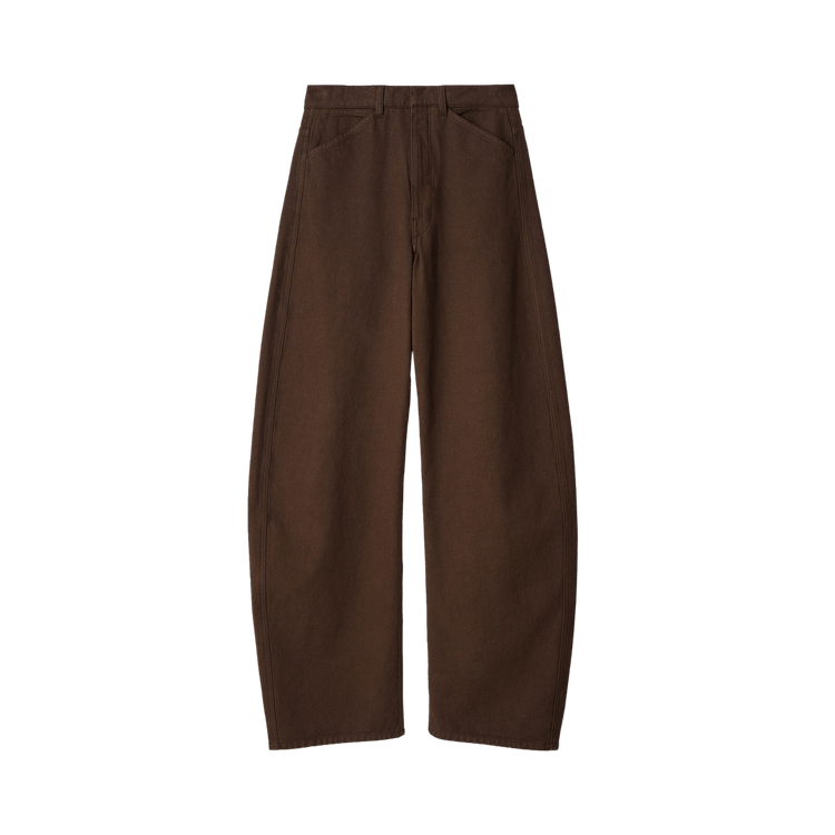 Lemaire High Waisted Curved Pants "Ristretto"