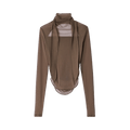 Lemaire Ballerina Foulard Top "Cacao"