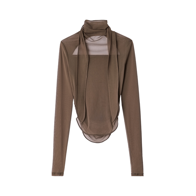 Lemaire Ballerina Foulard Top "Cacao"