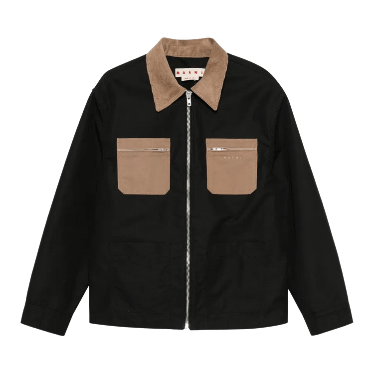 Marni Contrast Pocket Utility Jacket "Black"
