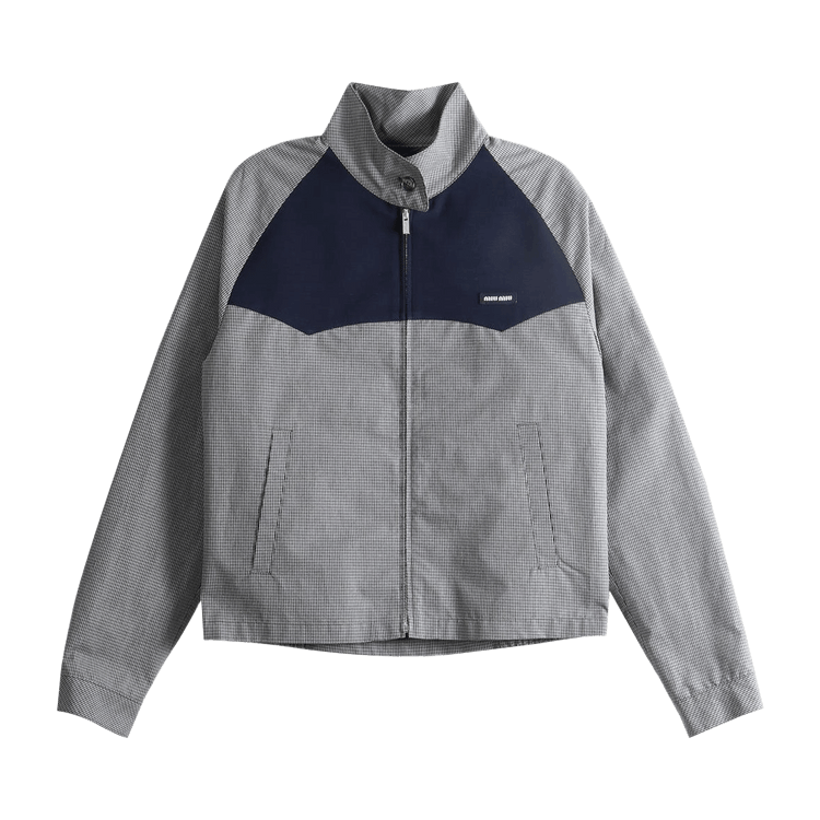 Miu Miu Silk Pizzo Cardigan "Grigio"