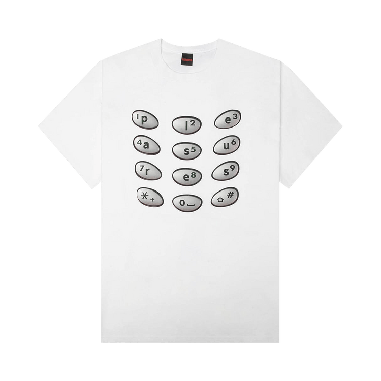 Pleasures Buttons T-Shirt "White"