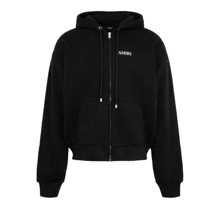 Amiri Relaxed Zip Up Hoodie "Black"