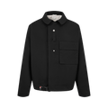 Thom Browne Hooded Mariner Jacket In Hard Finish Poly Tech "Black"