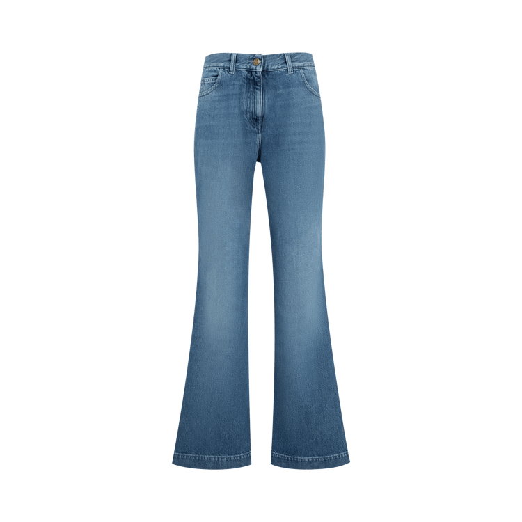 Moncler Trousers "Medium Blue"