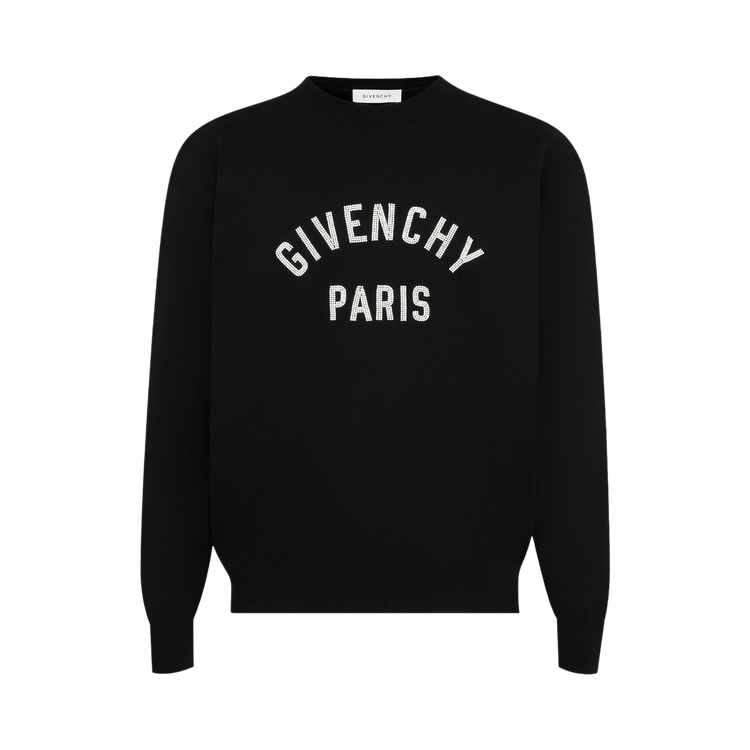 Givenchy Embellished Crewneck Sweater "Black"