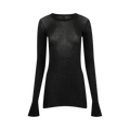 Rick Owens Rib Long-Sleeve T "Black"