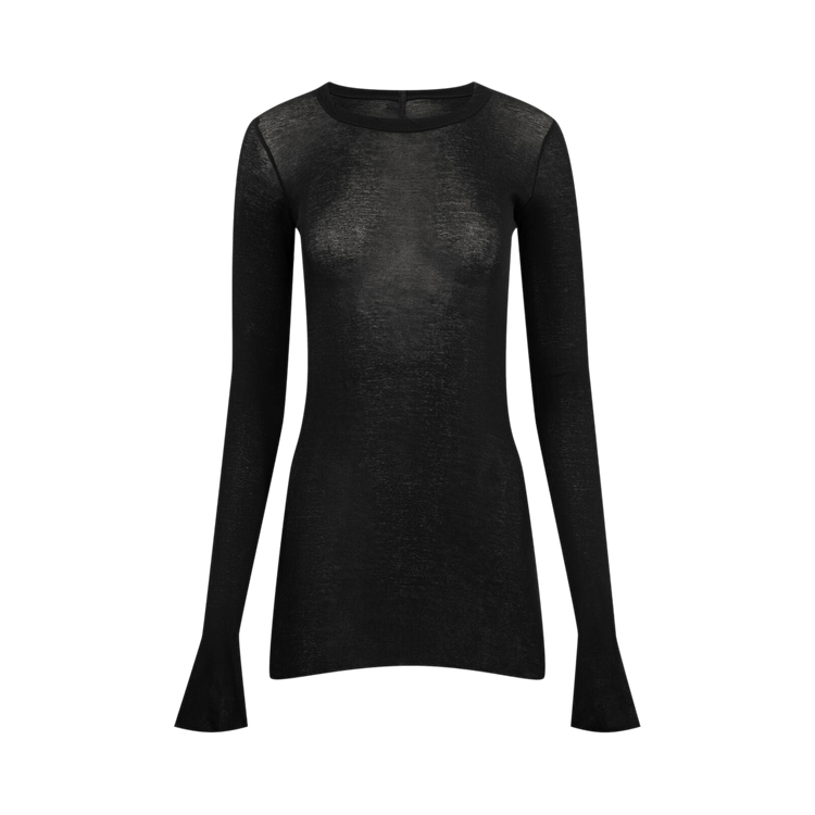 Rick Owens Rib Long-Sleeve T "Black"