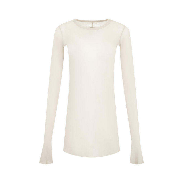 Rick Owens Rib Long-Sleeve T "Pearl"