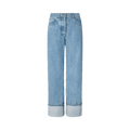 Thom Browne Classic 5-Pocket Jeans In Washed Japanese Selvedge Denim "Light Blue"