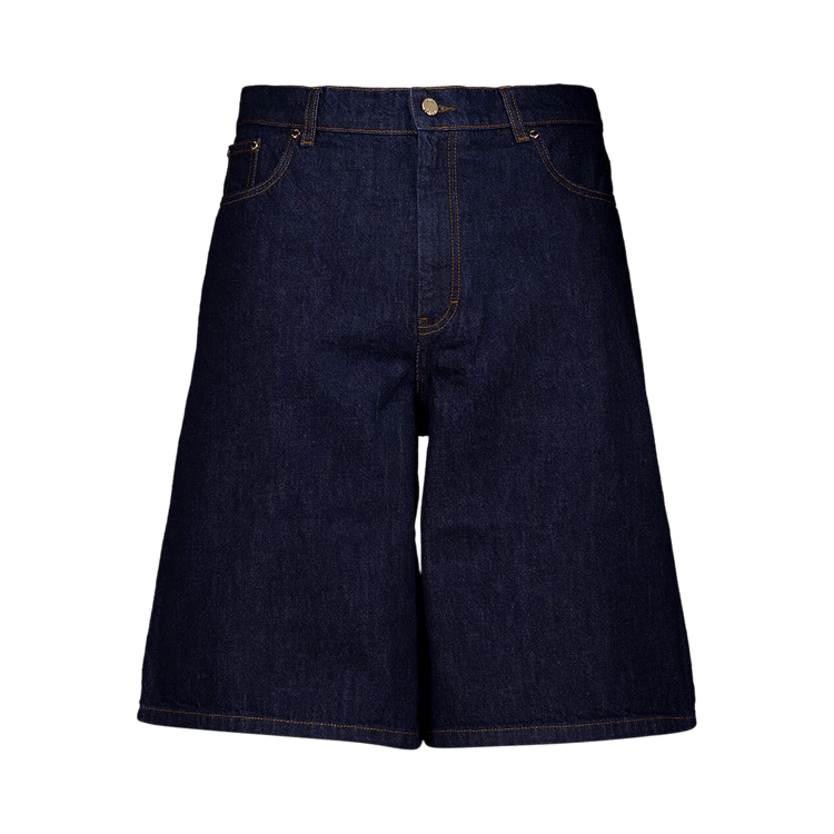 Casablanca Raw Denim Short "Indigo"