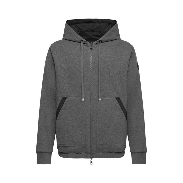 Moncler Zip Up Cardigan "Charcoal"