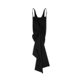 Rick Owens Strutter Draped Dress "Black"