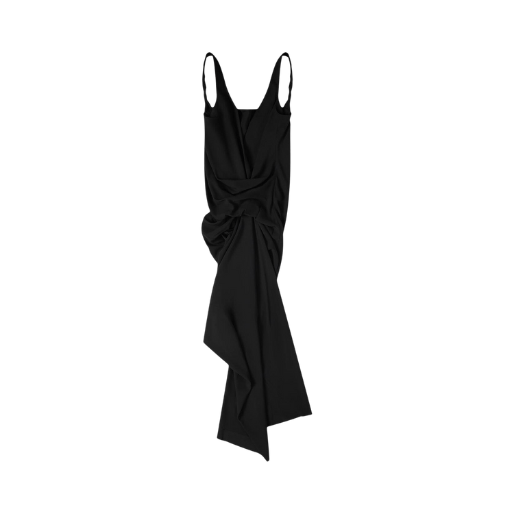 Rick Owens Strutter Draped Dress "Black"