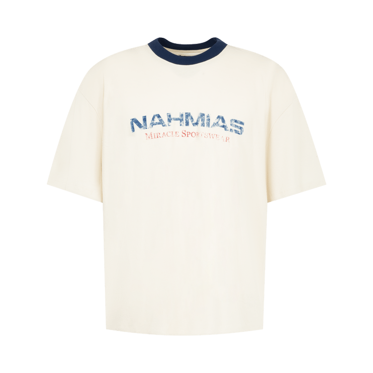 Nahmias Miracle Ringer Tee "Egg White Jersey"