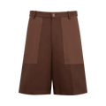 Casablanca Monogram Cargo Shorts "Monogram Canvas Dark Brown"