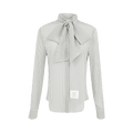 Thom Browne Long-Sleeve Detachable Collar Shirt "Medium Grey"